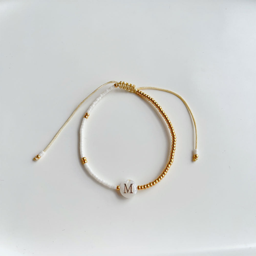 Niche French Style Golden Balls Small Bracelet
