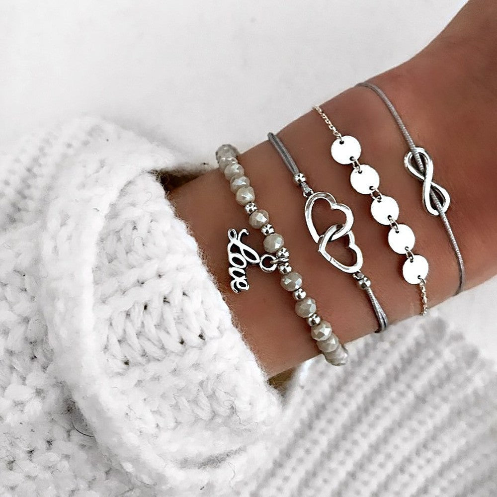 Bohemian Bracelets & Bangles Set – Vintage Beaded Boho Charm Jewelry for Women