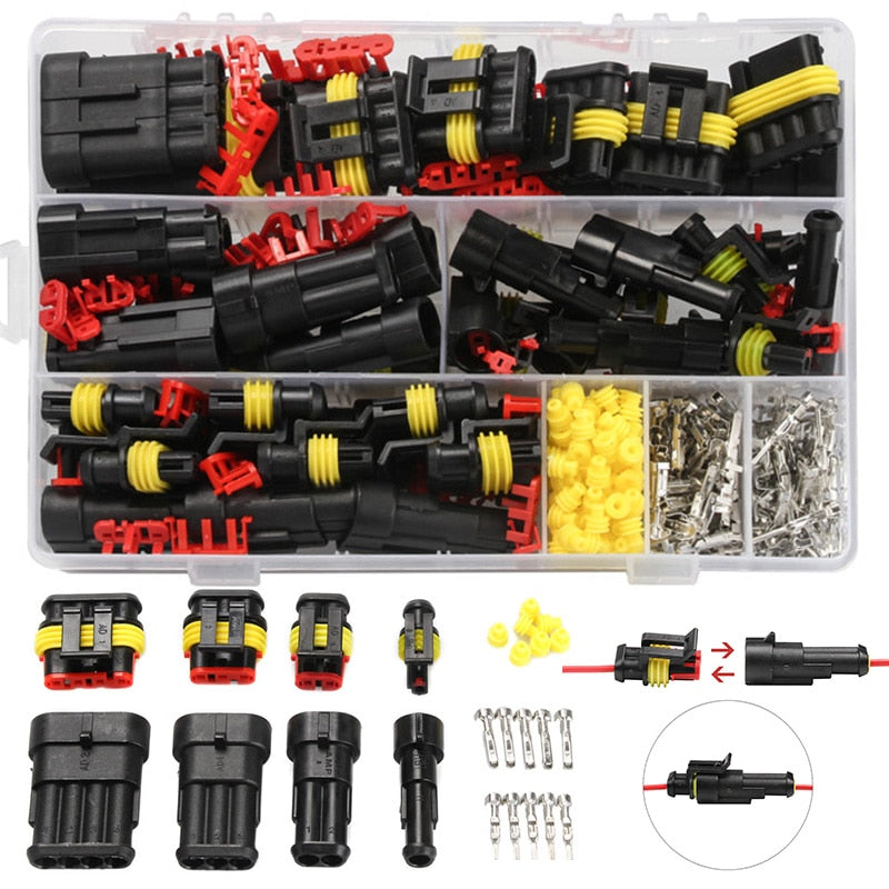 Car Waterproof Connector 352pcs Boxed Plug-in combination