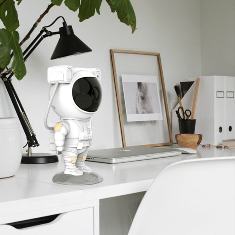 Astronaut Galaxy Starry Sky Projector Nightlight USB Atmosphere Bedroom Table Lamp