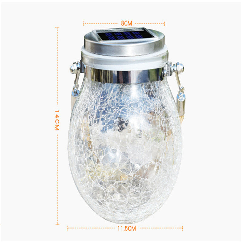 Solar Crack Ball Hanging Light