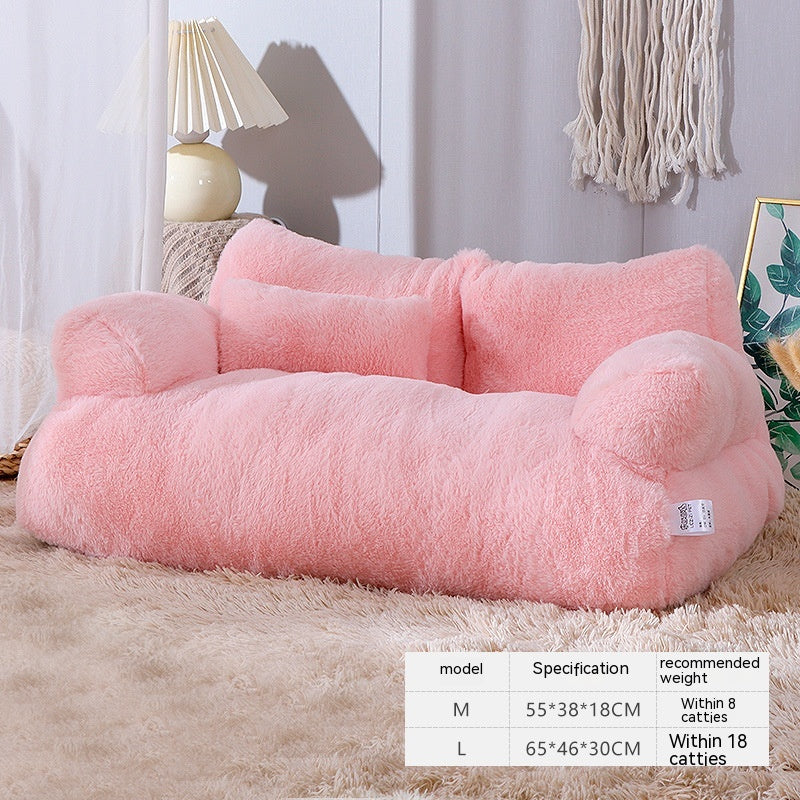 Luxury Bed Sofa Pet Bed for Small Medium Dogs Cats Comfortable Plush Puppy Bed Pet Supplies