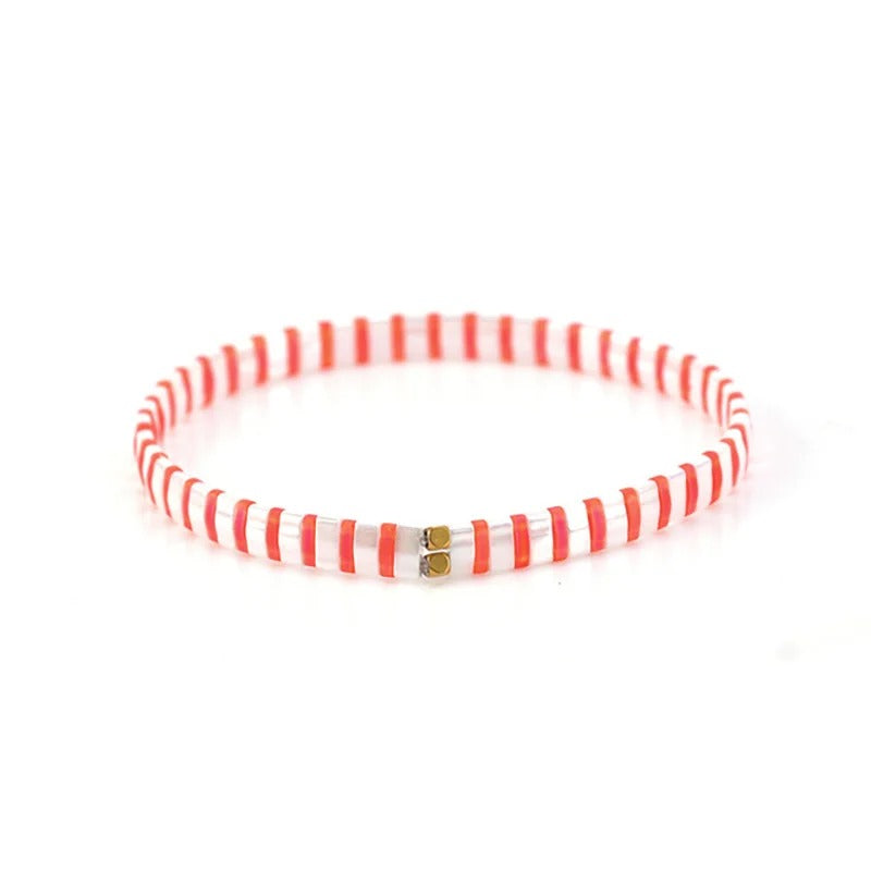 Women's Bohemian Glass Beaded Bracelet – Trendy & Elegant
