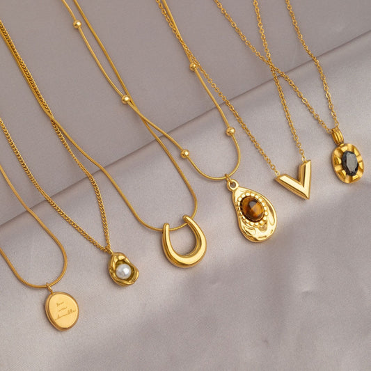 Non-fading Light Luxury High-grade All-match Clavicle Chain Necklace