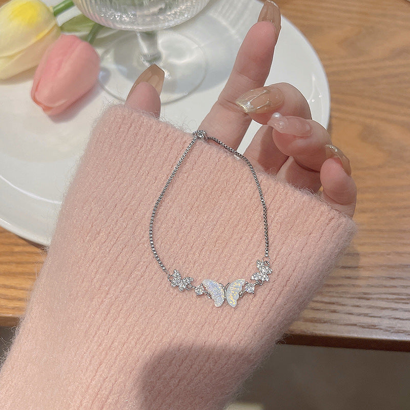 Cars and Bags Wild Micro-Inlaid Bow Bracelet
