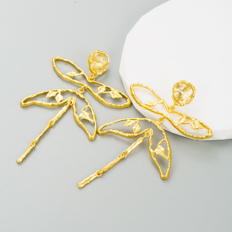 Dragonfly Tassel Affordable Luxury Fashion Niche Premium Earrings