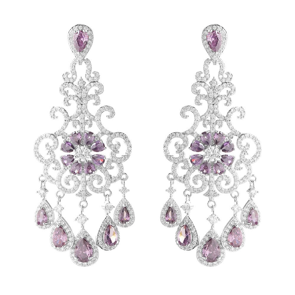 Water Drop Foreign Trade Classic Color Earrings