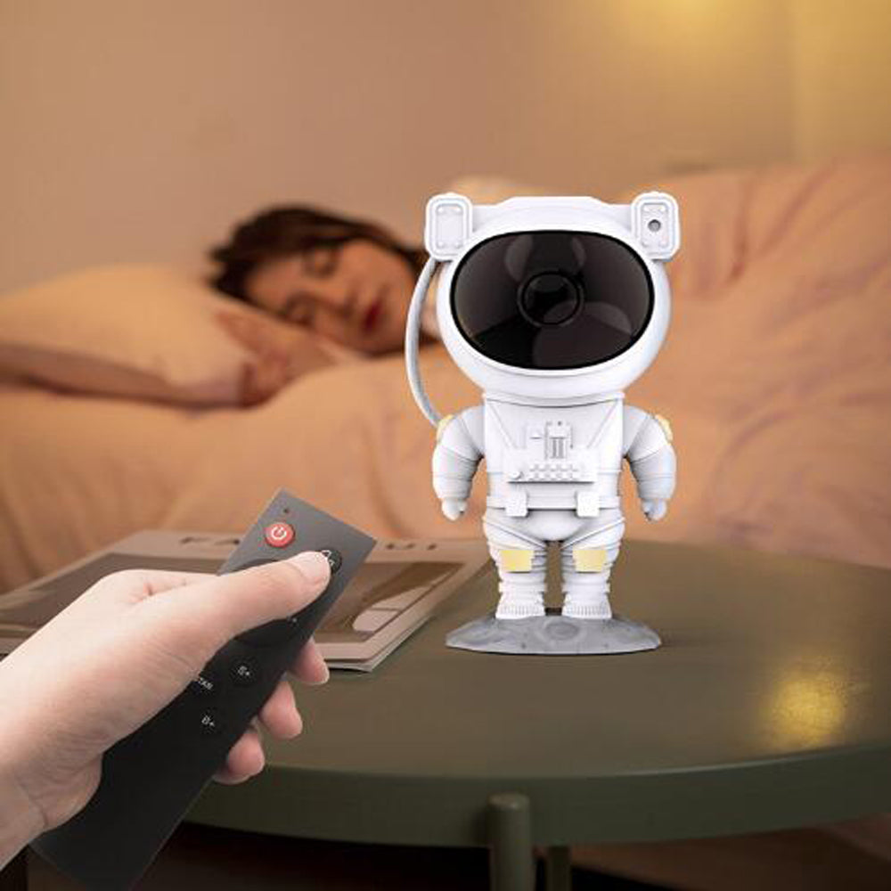 Astronaut Galaxy Starry Sky Projector Nightlight USB Atmosphere Bedroom Table Lamp