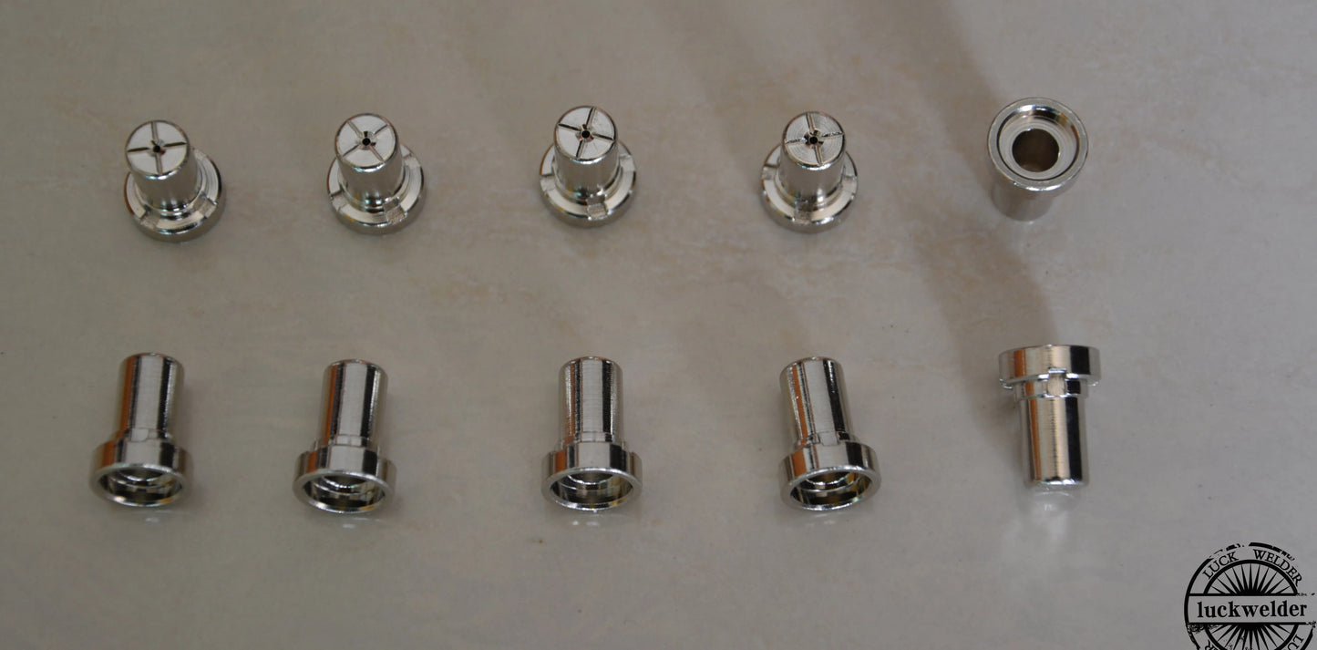 30pcs LG-40 PT-31 Plasma Cutting Torch Spare Extended Nickel-plated CUT-40 CT-312