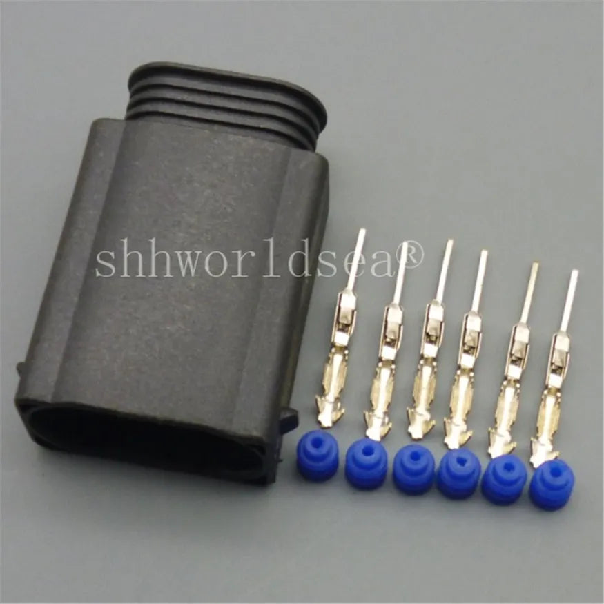 Shhworldsea 1pcs 6 pin car Accelerator Pedal Plug 1-967616-1 7M0 973 119 For BENZ BMW Throttle Valve Sensor Connector plug