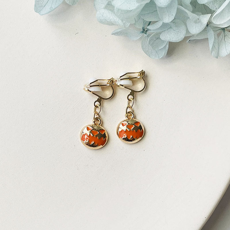 Ear Clip Pumpkin Head Eardrops