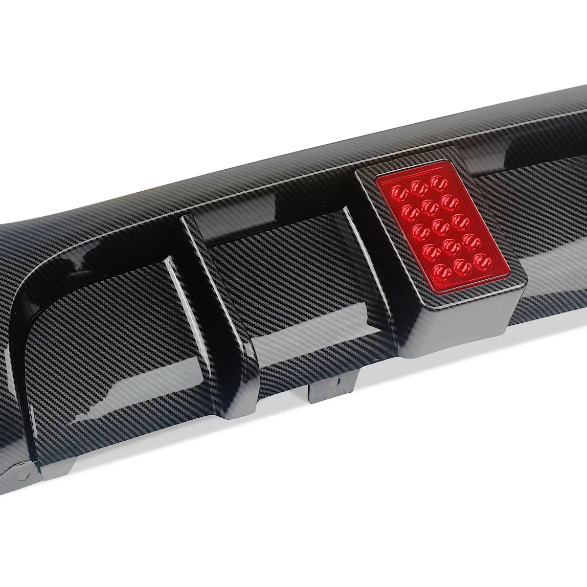 Rear Bumper Spoiler Lip with Led For Bmw 3 Series E90 318i 320i 328i 330i 335i 340i Diffuserwith Brake Light 2005-2012