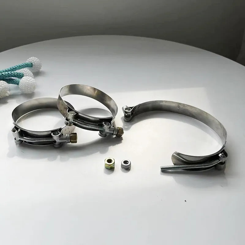 304 Stainless Steel Strengthens The Hose Clamp Turbo Super Charger T-Bolt Clamp Silicone Hose T-Bolt Clamp Fuel Hose Clips