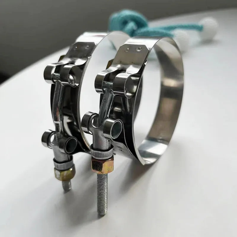 304 Stainless Steel Strengthens The Hose Clamp Turbo Super Charger T-Bolt Clamp Silicone Hose T-Bolt Clamp Fuel Hose Clips