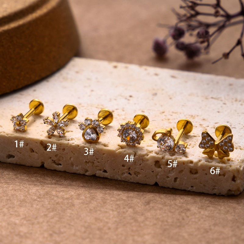 European And American Fashion Versatile Pierced Earrings