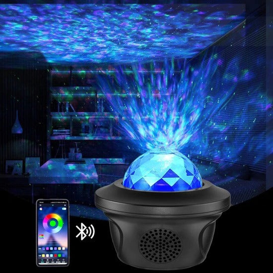 Astronaut Galaxy Starry Sky Projector Nightlight USB Atmosphere Bedroom Table Lamp