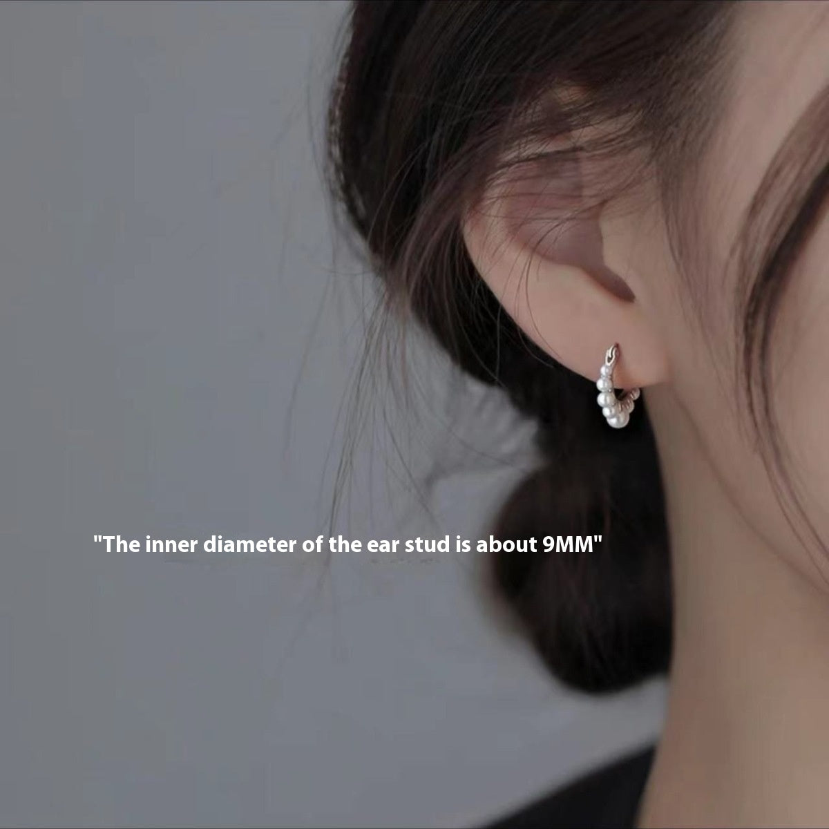 Cars&Bags Silver Pearl Female Niche Earrings