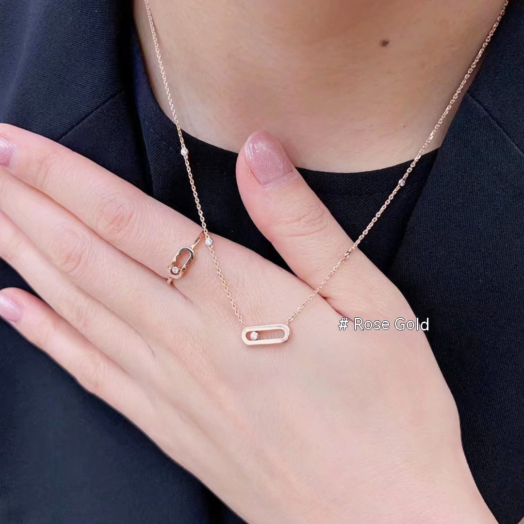 Creative Simple Geometric Pendant Clavicle Chain Female