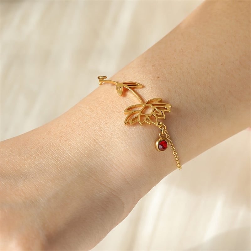 December Flower Bracelet Women's All-match