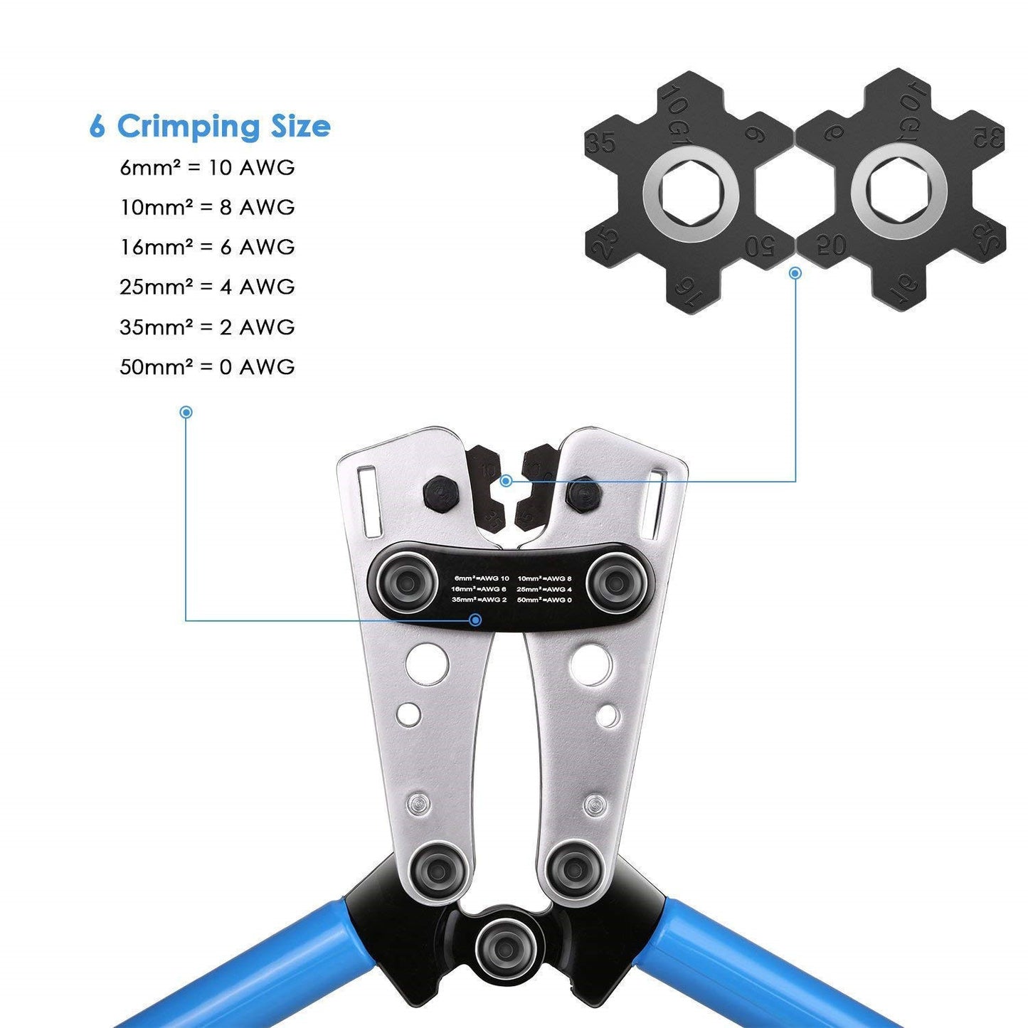 HX-50B Large Terminal Crimping Pliers