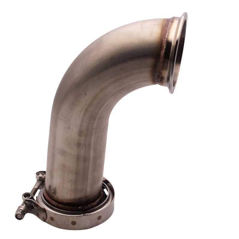 V-shaped Clamp Pipe Short Pipe Stainless Steel Foot Down Pipe