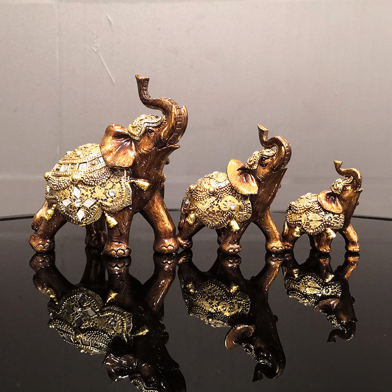 Elephant resin handicraft