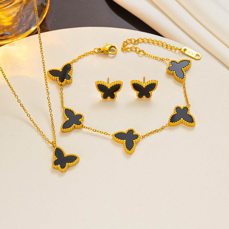 Simple Butterfly Ornament Three-piece Set