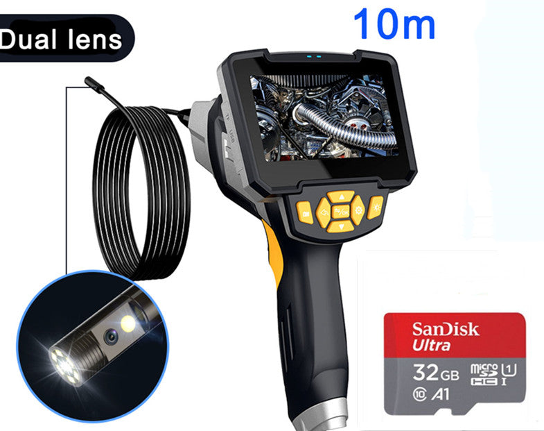 HD waterproof endoscope with screen