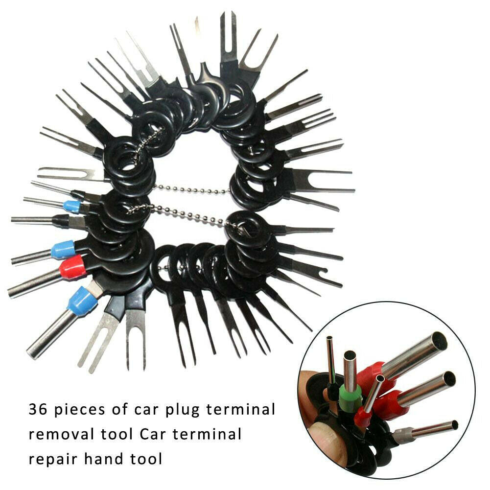 36Pcs Car Terminal Removal Kit Wiring Crimping