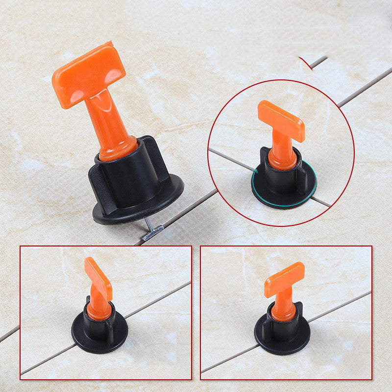 Positioning Adjustment Device For Laying Floor Tiles And Wall Tiles