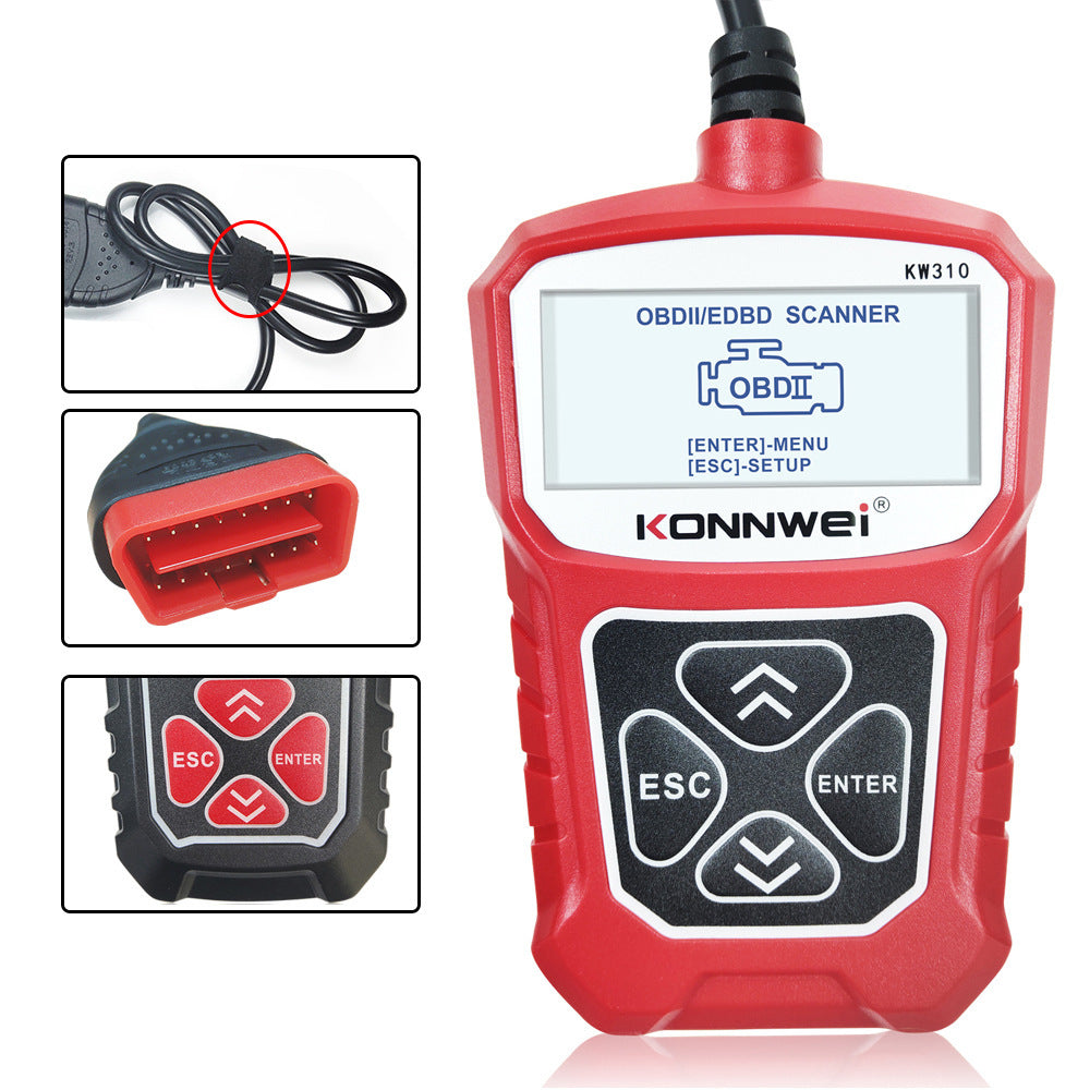 KW310 Car Diagnostic Scanner Scanner Barcode Reader Tool