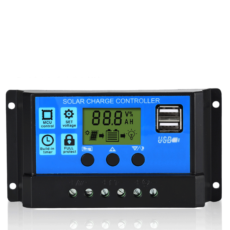 Battery charging solar controller