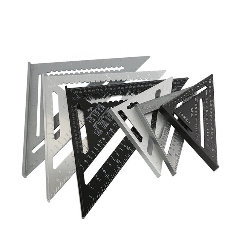 12 inch Aluminum Alloy Triangle Angle Ruler