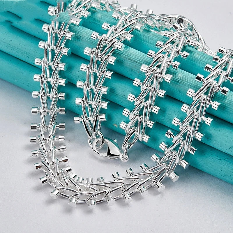 Double Row Beaded Chain Bracelet Female Accessories