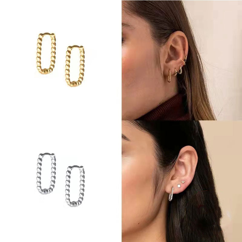 Women's Simple Style Geometric Trendy Earrings