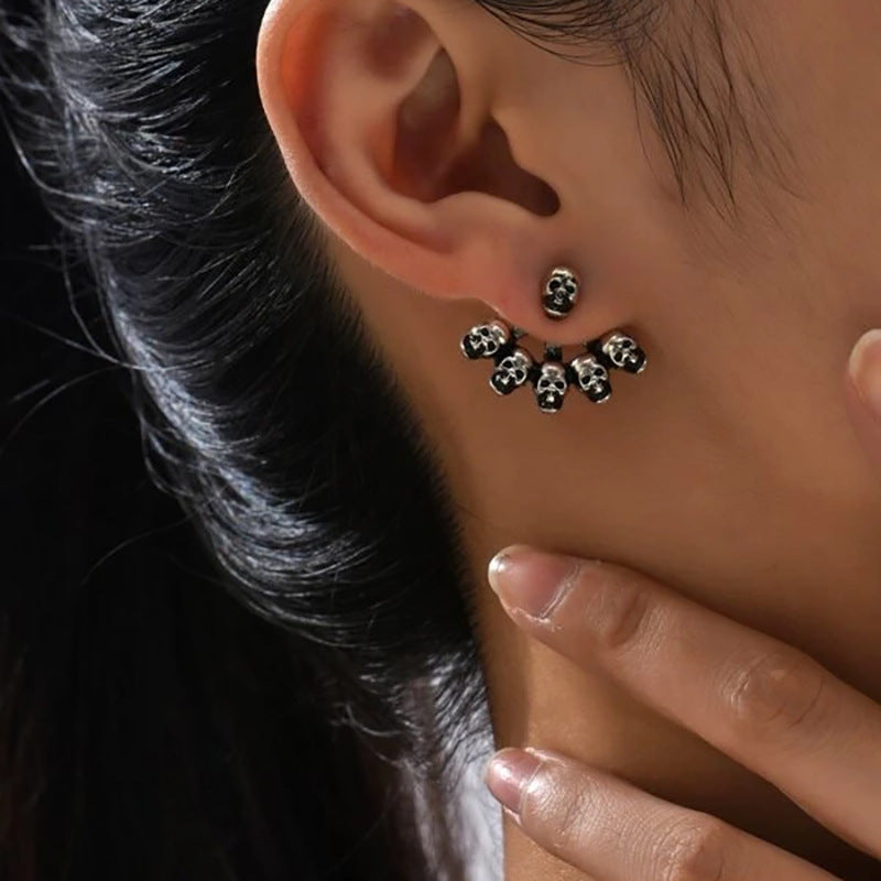 Fashion Style Skull Stud Earrings For Women