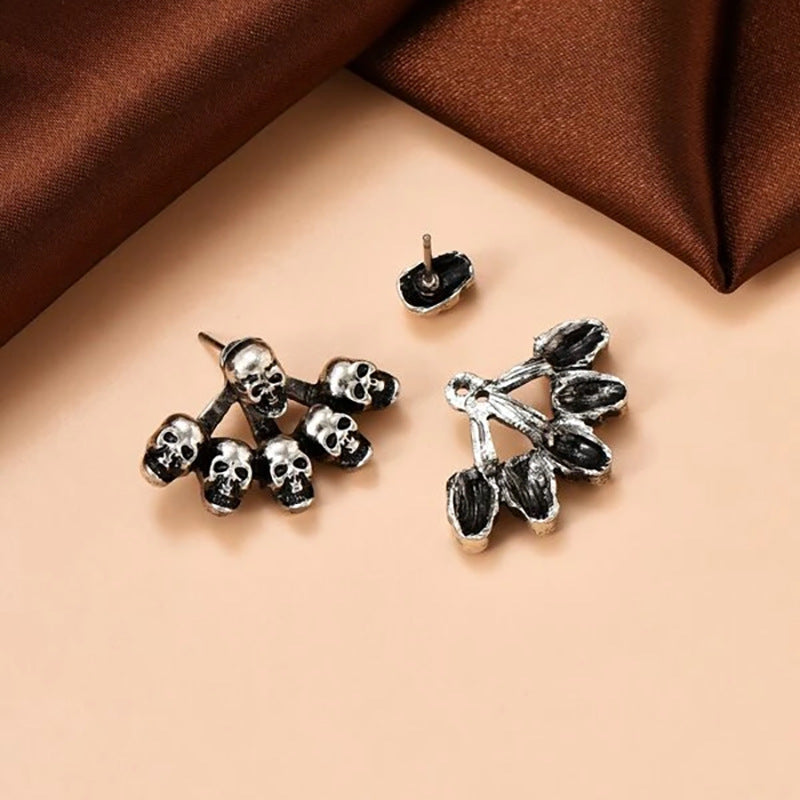 Fashion Style Skull Stud Earrings For Women