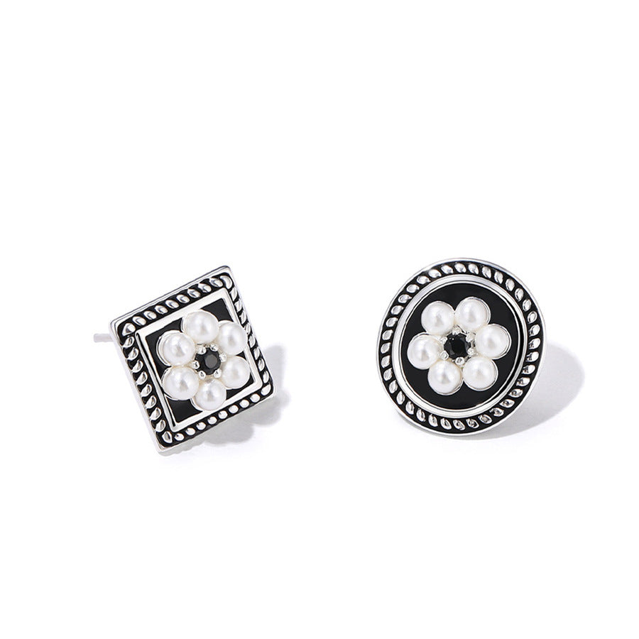 Asymmetric Simple Geometric Ear Studs Women