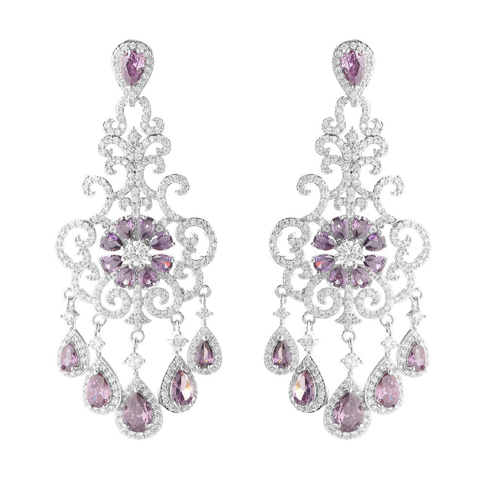 Water Drop Foreign Trade Classic Color Earrings