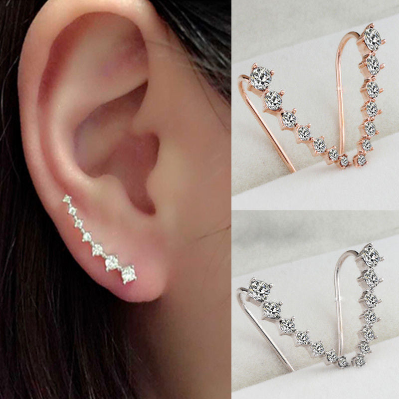 New Women's Fashion Rhinestone Studs