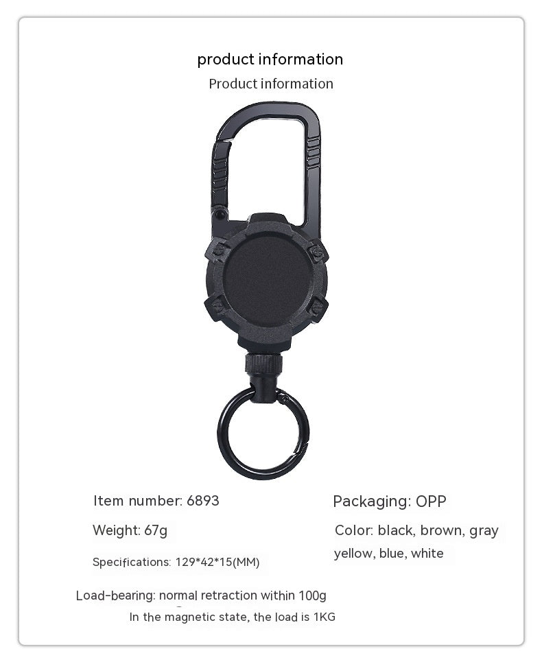 Magnetic Camping Anti-lost Keychain