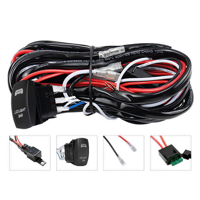 Off Road LED Spotlight Cable Set