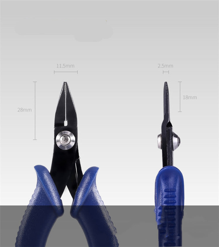 Model Assembling Tool Needle Nose Pliers Nozzle Pliers Cutting Pliers Glue