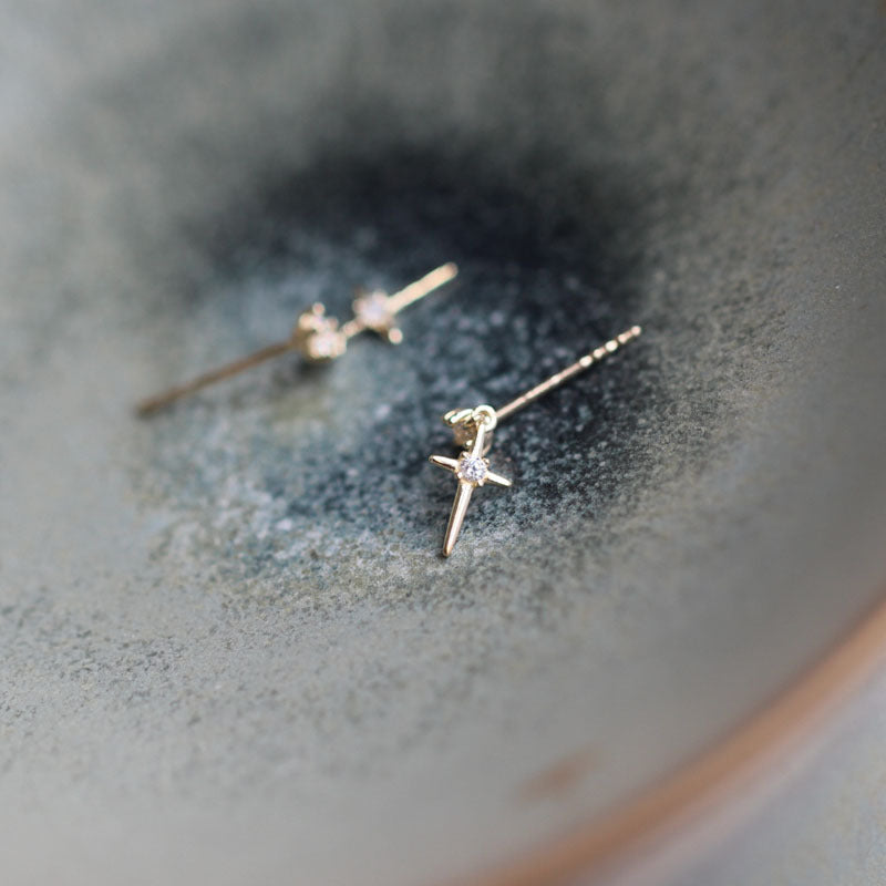 Simple And Personalized, Starry And European Casual Style Earrings And Earrings