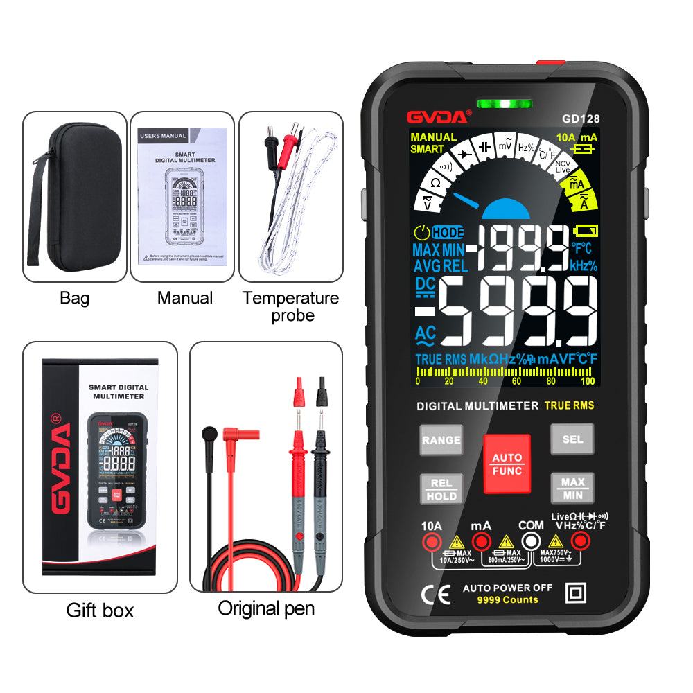 Automatic Burn-proof Digital Multimeter