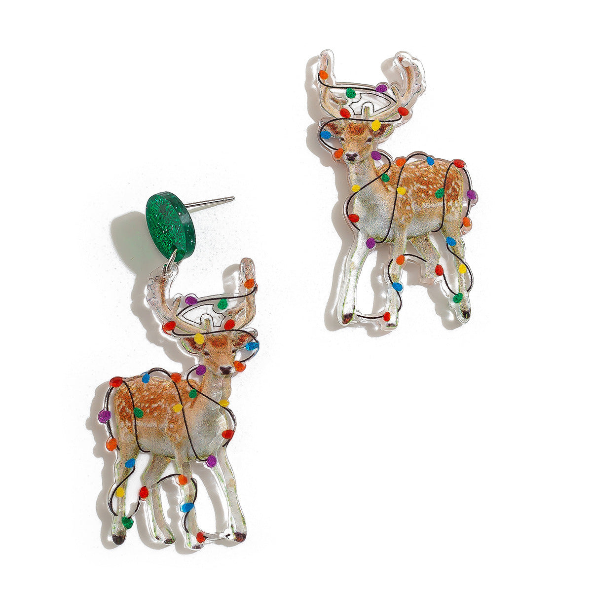 Christmas Creative Zodiac Acrylic Earrings