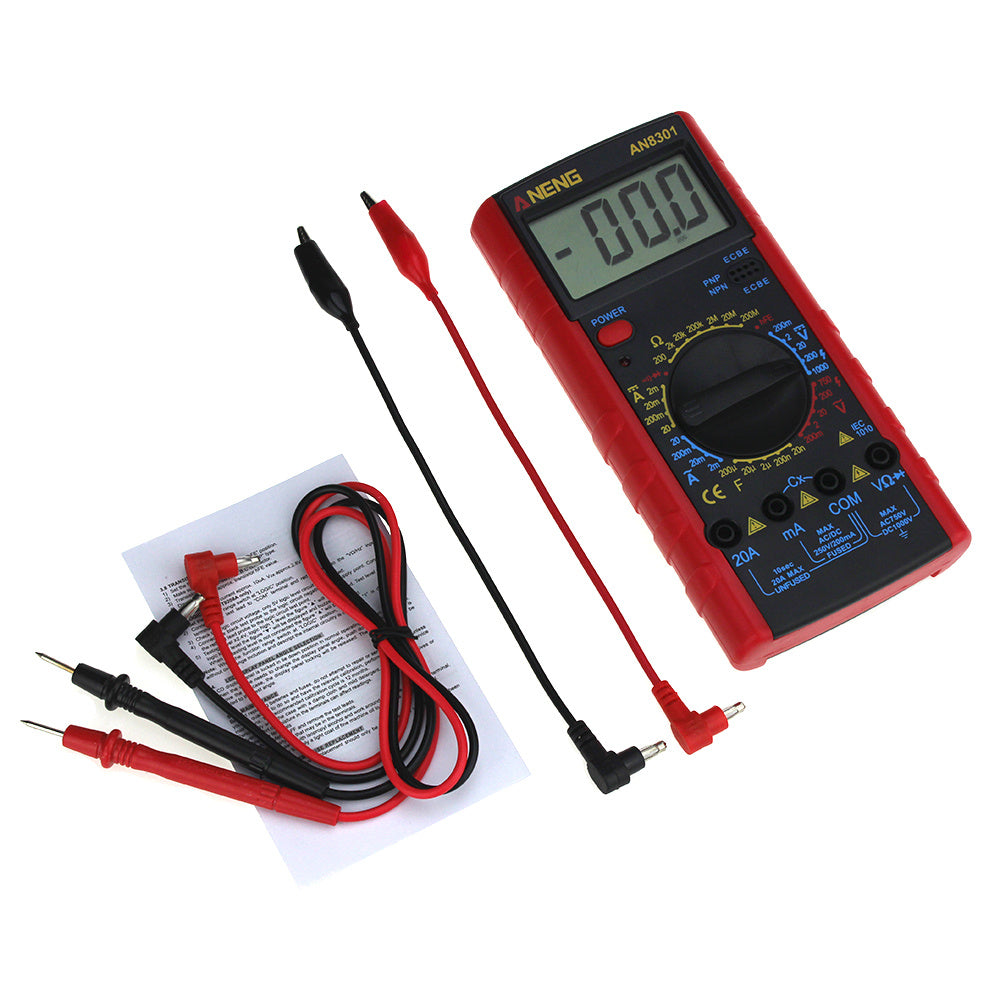 AN8301 Digital Multimeter Capacitor Tester