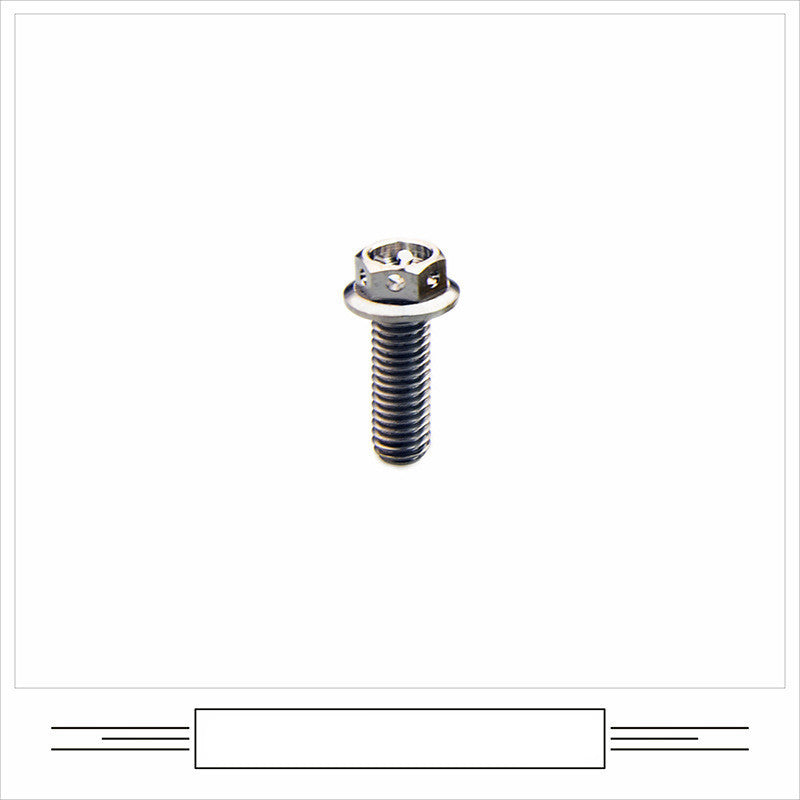 EFsolid Titanium Alloy Flange Head Screw Head Floor Empty Motorcycle Modified Screw