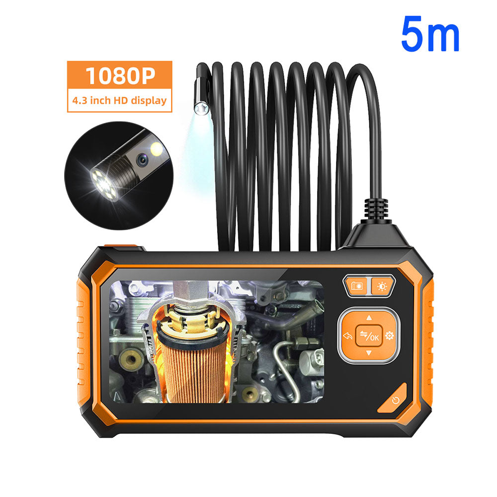 HD waterproof endoscope with screen