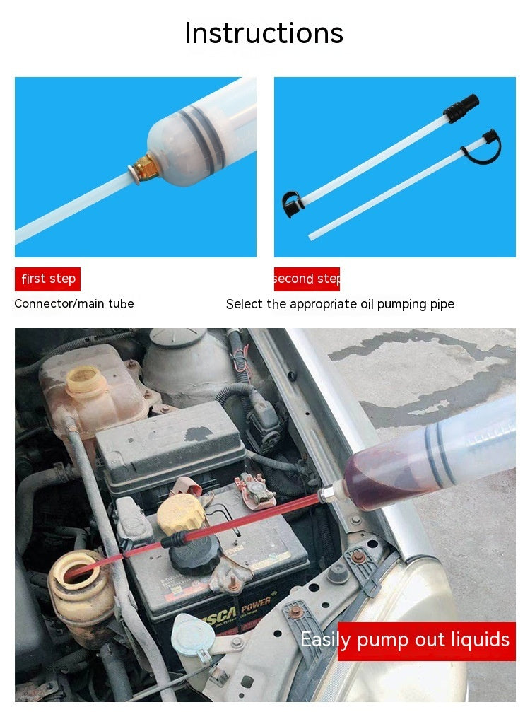 Syringe Suction And Injection Dual-purpose Oil Change Tool Manual Pumping Machine Tool